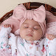 Lullaby Pink Organic Oversized Bow - Thumbnail 3