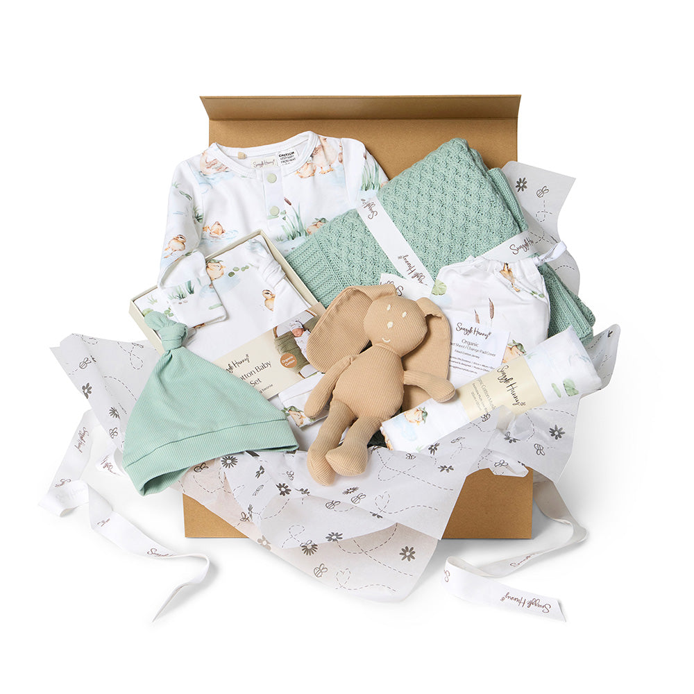 Luxury Newborn Gift Hamper - Duck Pond - View 1