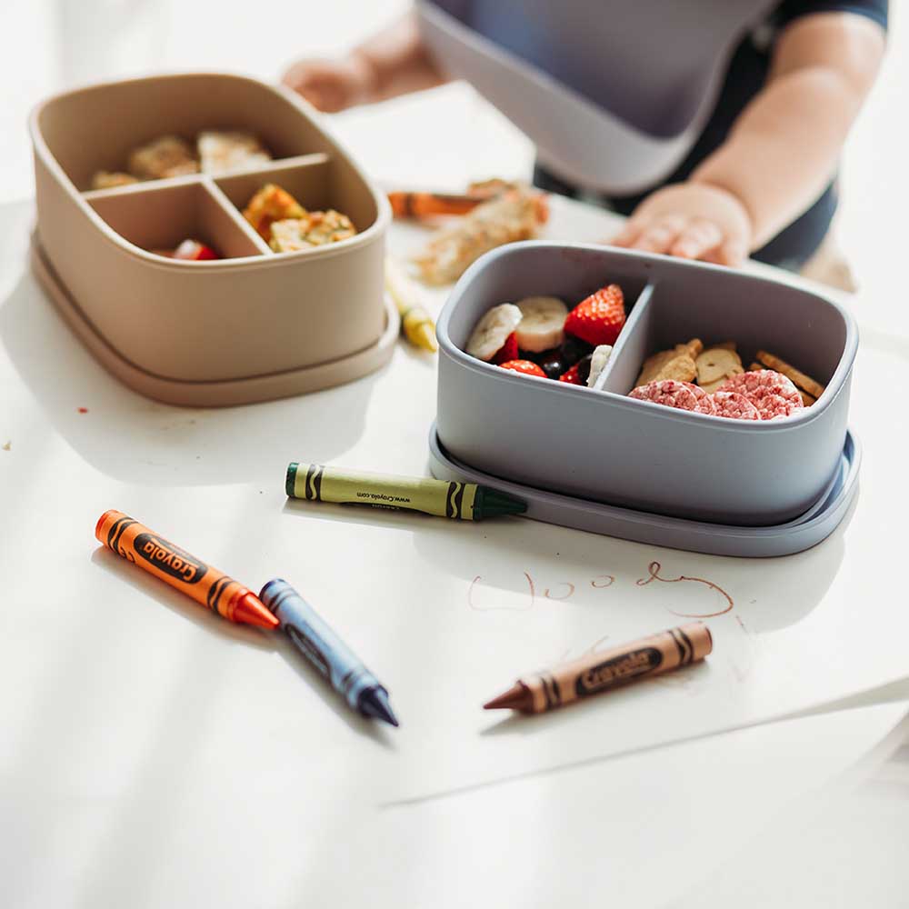 Silicone Medium Lunch Box Chestnut - View 2