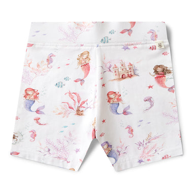 Mermaid Organic Bike Shorts | Snuggle Hunny