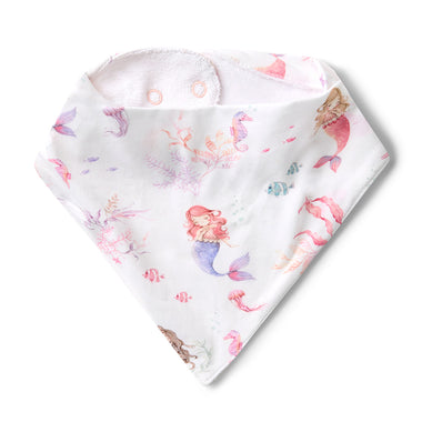 Mermaid Organic Dribble Bib | Snuggle Hunny