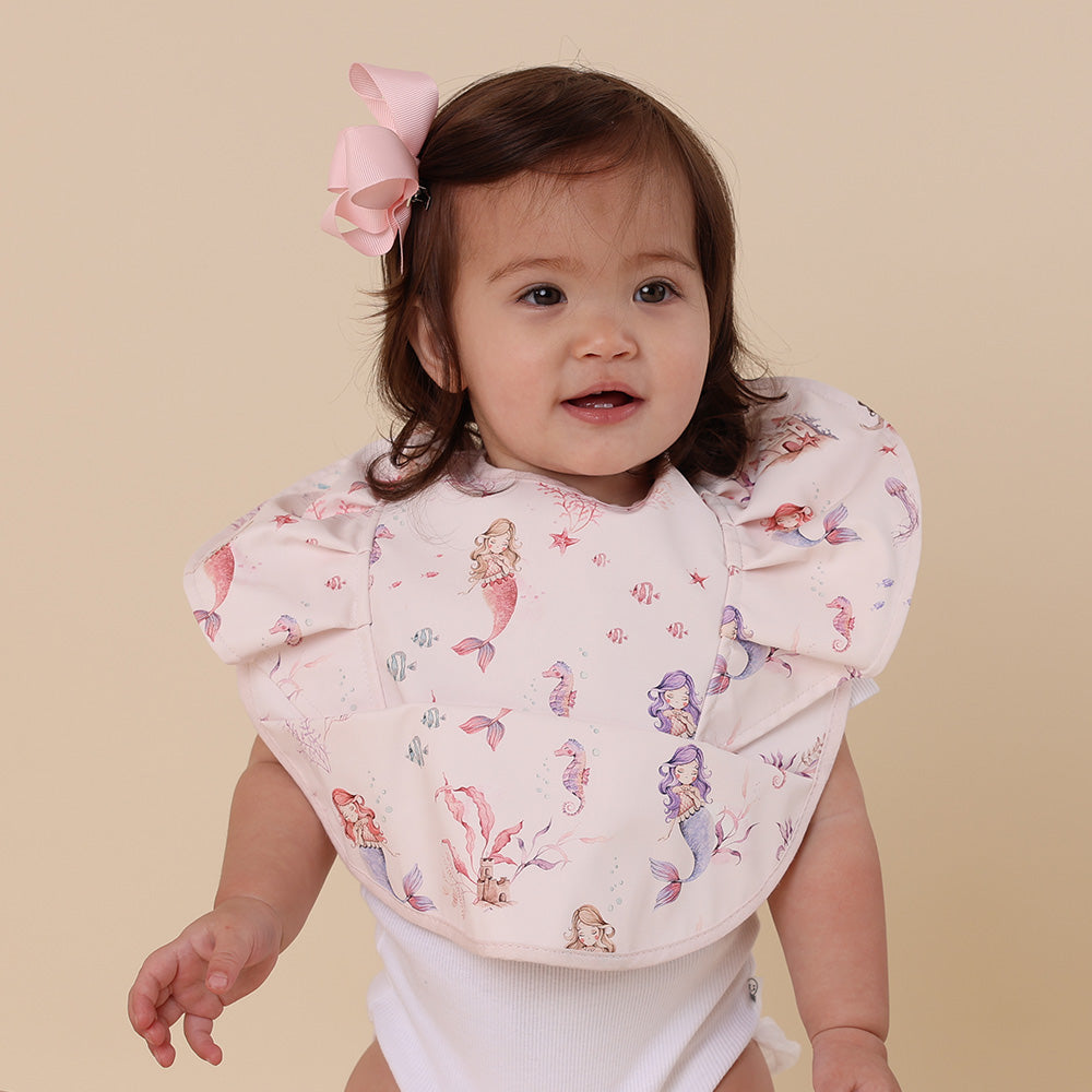 Mermaid Frill Snuggle Bib - View 1