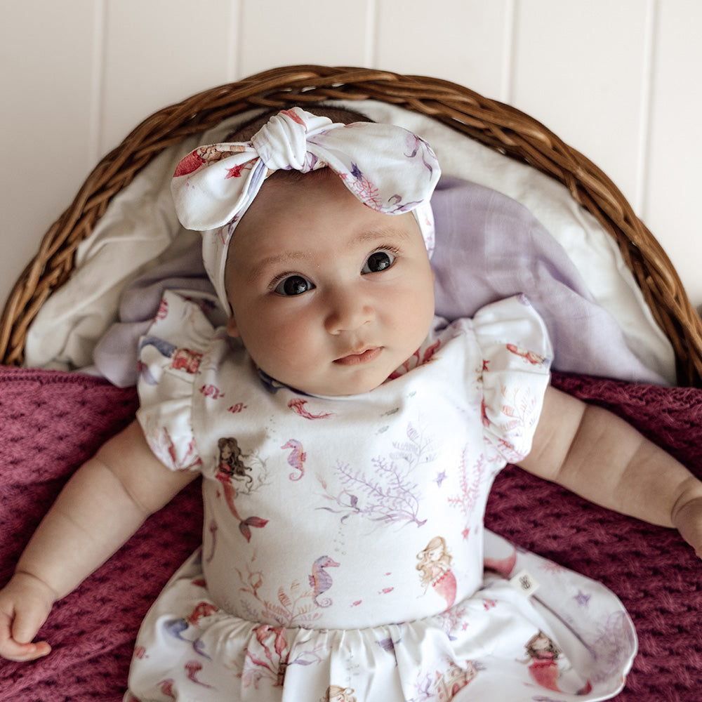 Mermaid Short Sleeve Organic Dress - View 7