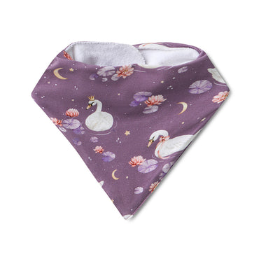 Midnight Swan Organic Dribble Bib | Snuggle Hunny