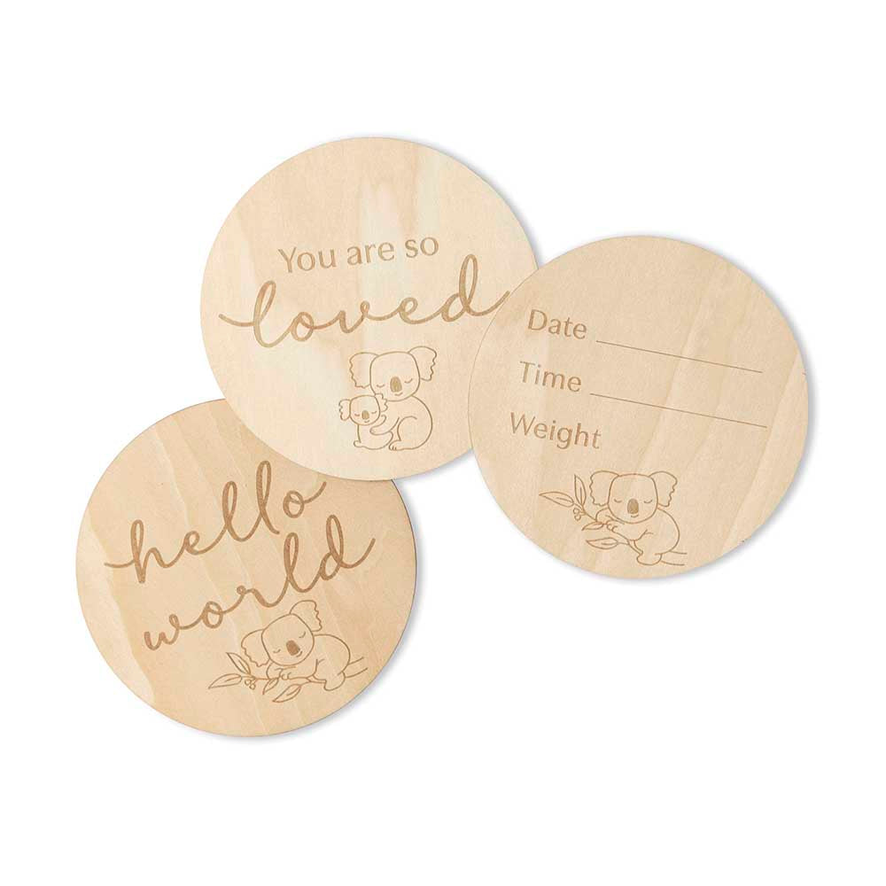 Koala Wooden Milestone Cards - View 7