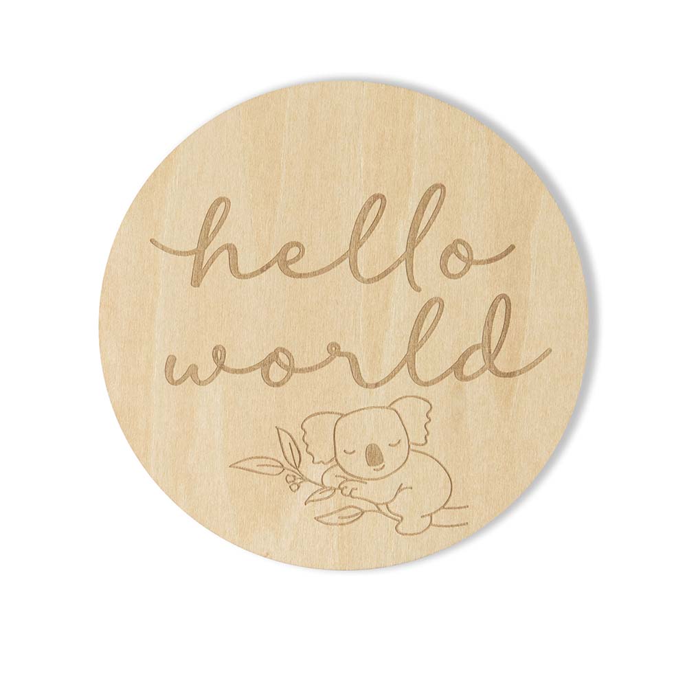 Koala Wooden Milestone Cards - View 8