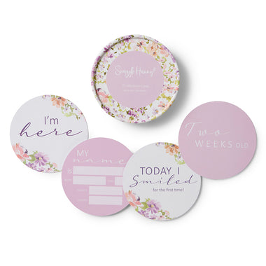 Isla & Lilac Reversible Milestone Cards | Snuggle Hunny