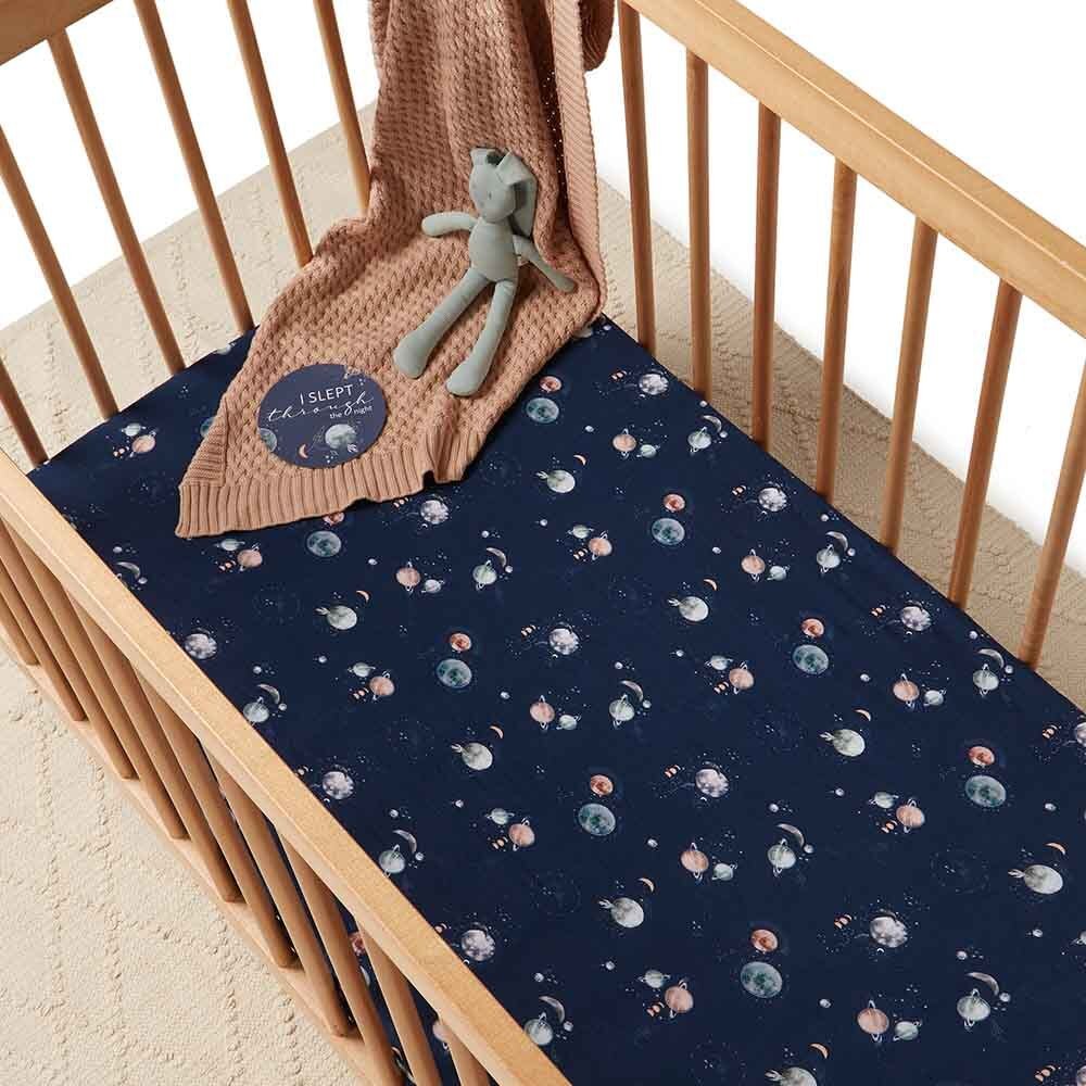 Milky Way Fitted Cot Sheet - View 1