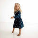 Milky Way Long Sleeve Organic Dress-Snuggle Hunny