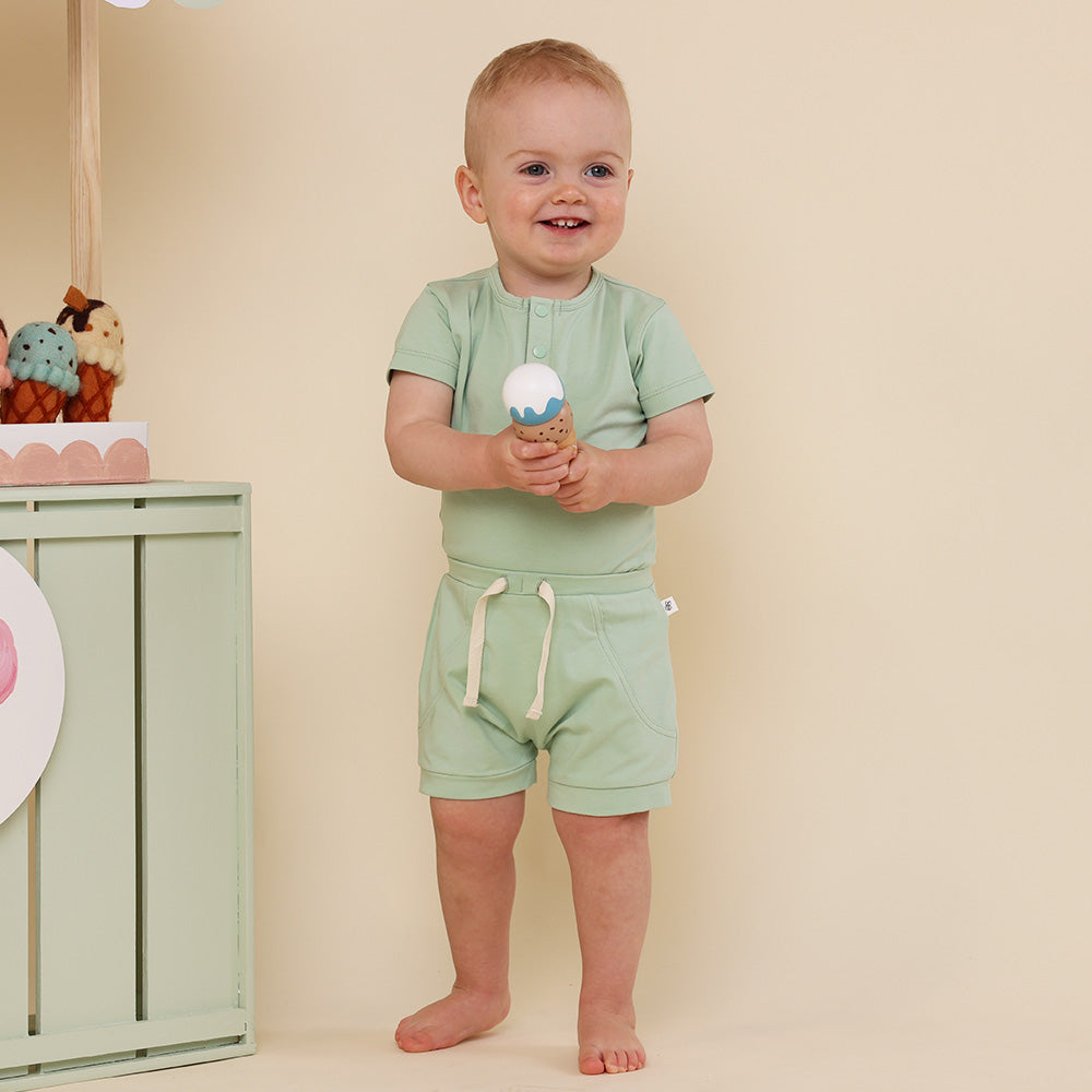 Mint Organic Shorts - View 1