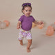 Mulberry Rib Short Sleeve Organic Bodysuit - Thumbnail 7