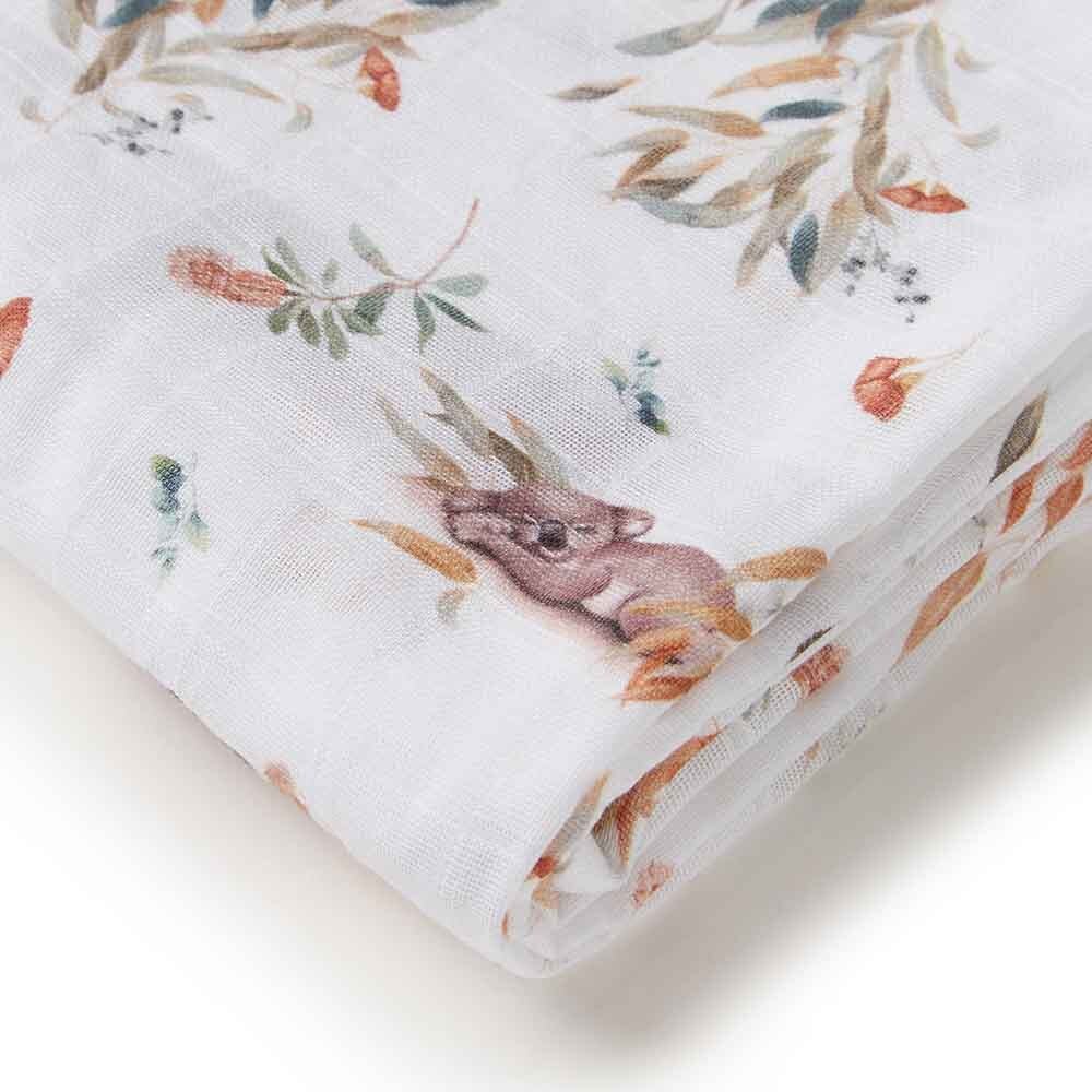 Koala Organic Muslin Wrap Snuggle Hunny
