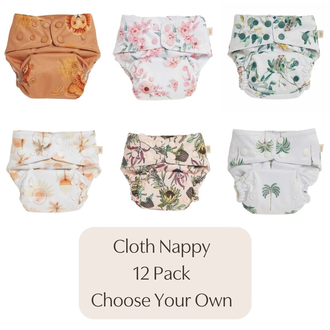 Pack of 1 Reusable Cloth Diapers with Fleece