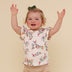 Native Bird Organic T-Shirt with Frill | Snuggle Hunny