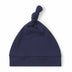 Navy Knotted Beanie-Snuggle Hunny
