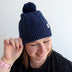 Navy Organic Adult Knit Beanie | Snuggle Hunny