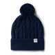 Navy Organic Adult Knit Beanie - Thumbnail 2
