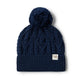 Navy Organic Baby Knit Beanie - Thumbnail 2