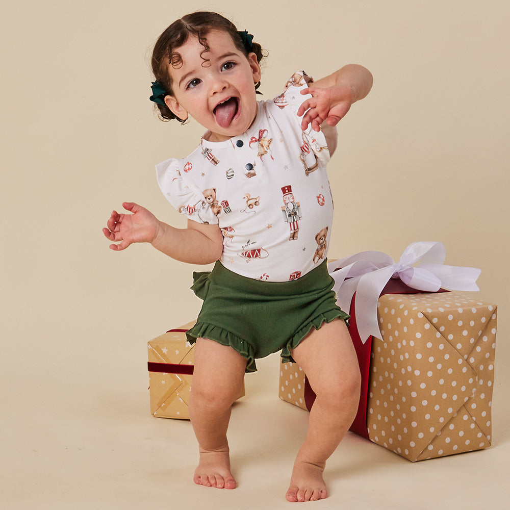 Olive Organic Bloomers - View 3