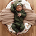 Olive Organic Growsuit-Snuggle Hunny