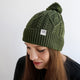 Olive Organic Adult Knit Beanie - Thumbnail 5
