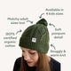 Olive Organic Adult Knit Beanie - Thumbnail 3