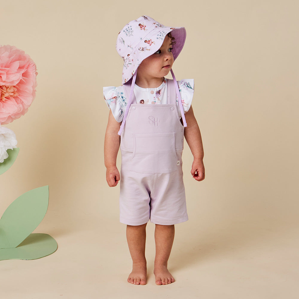 Orchid Organic Joey Overall Shorts - View 13