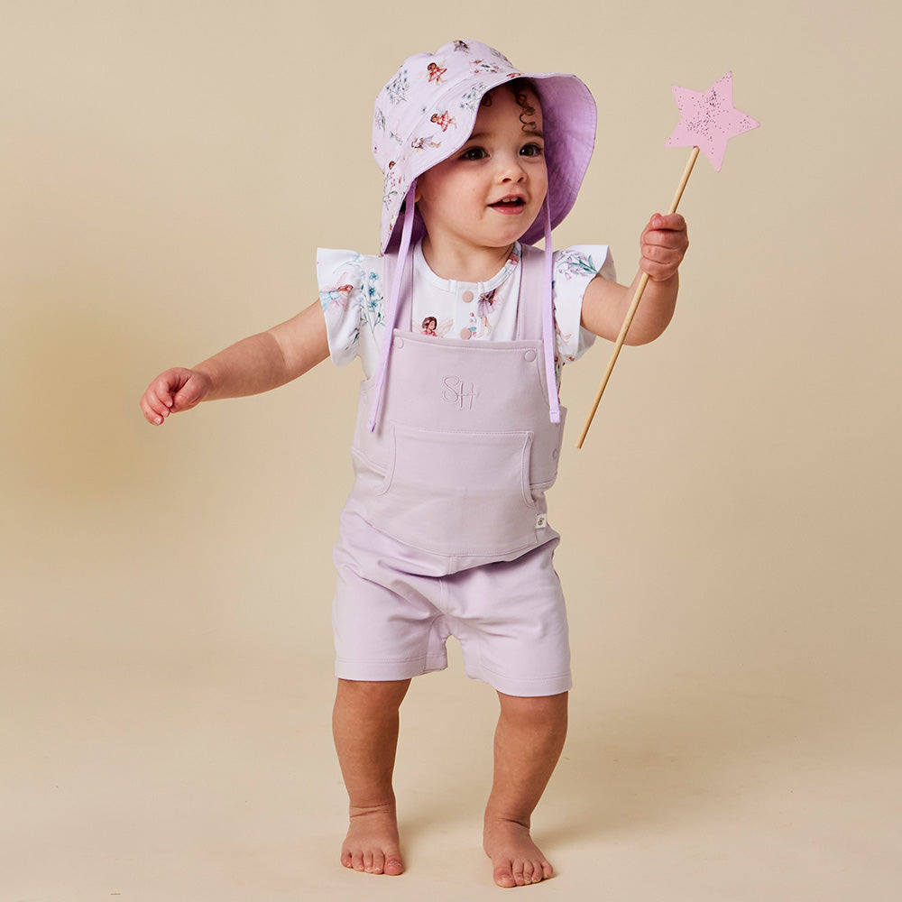 Orchid Organic Joey Overall Shorts - View 8