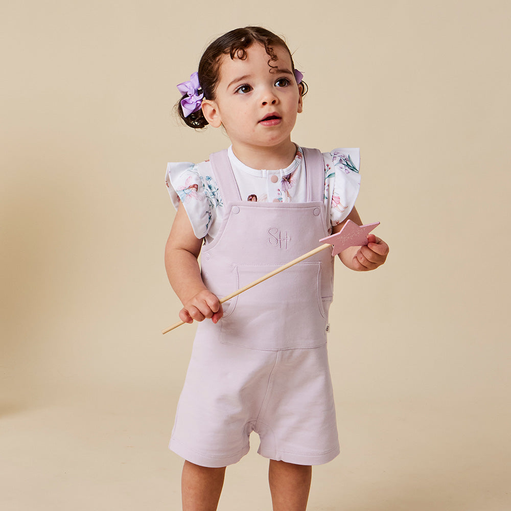 Orchid Organic Joey Overall Shorts - View 6
