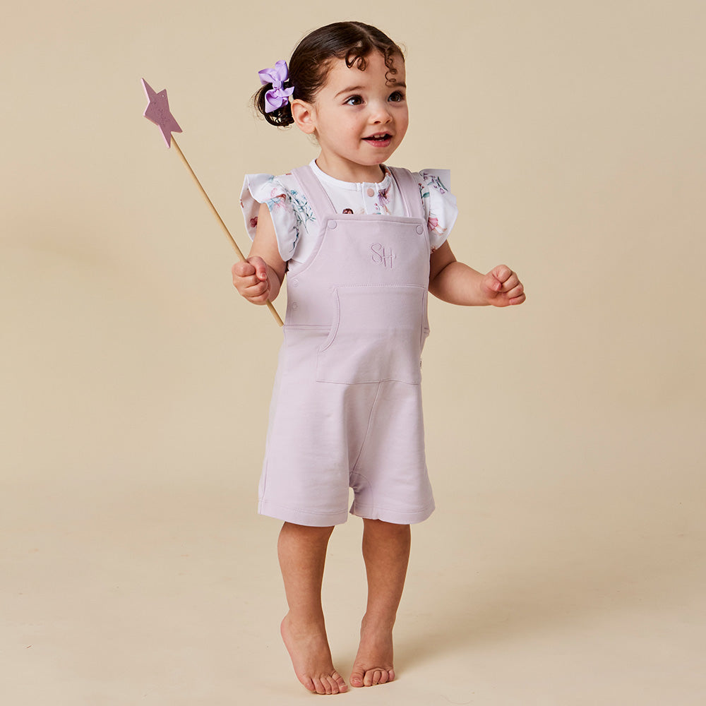 Orchid Organic Joey Overall Shorts - View 12