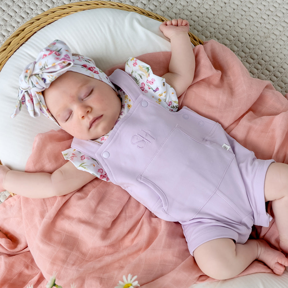Orchid Organic Joey Overall Shorts - View 15