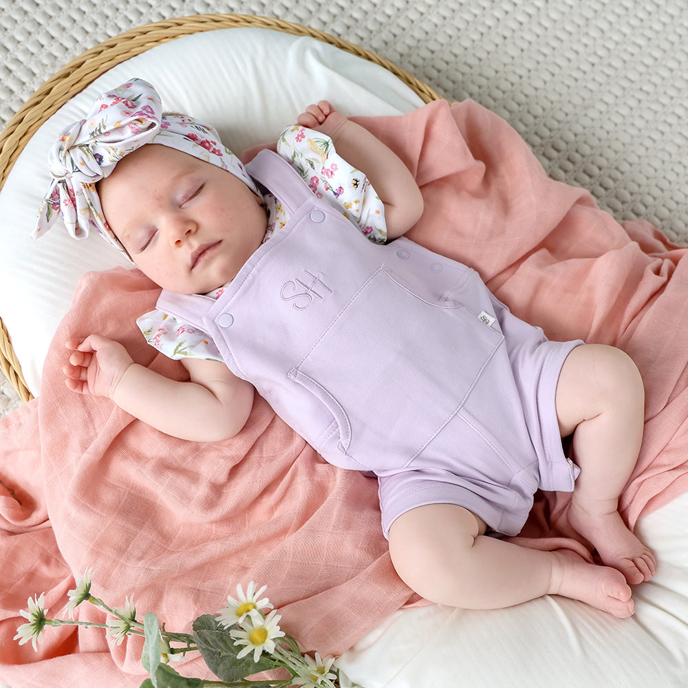 Orchid Organic Joey Overall Shorts - View 7
