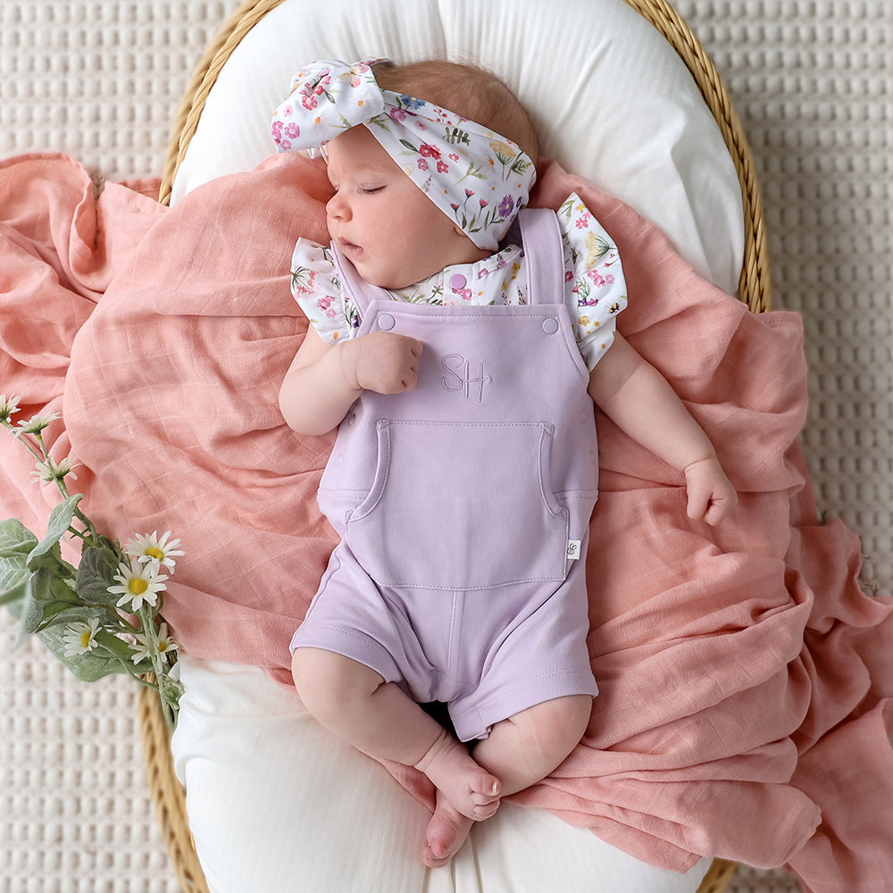 Orchid Organic Joey Overall Shorts - View 10
