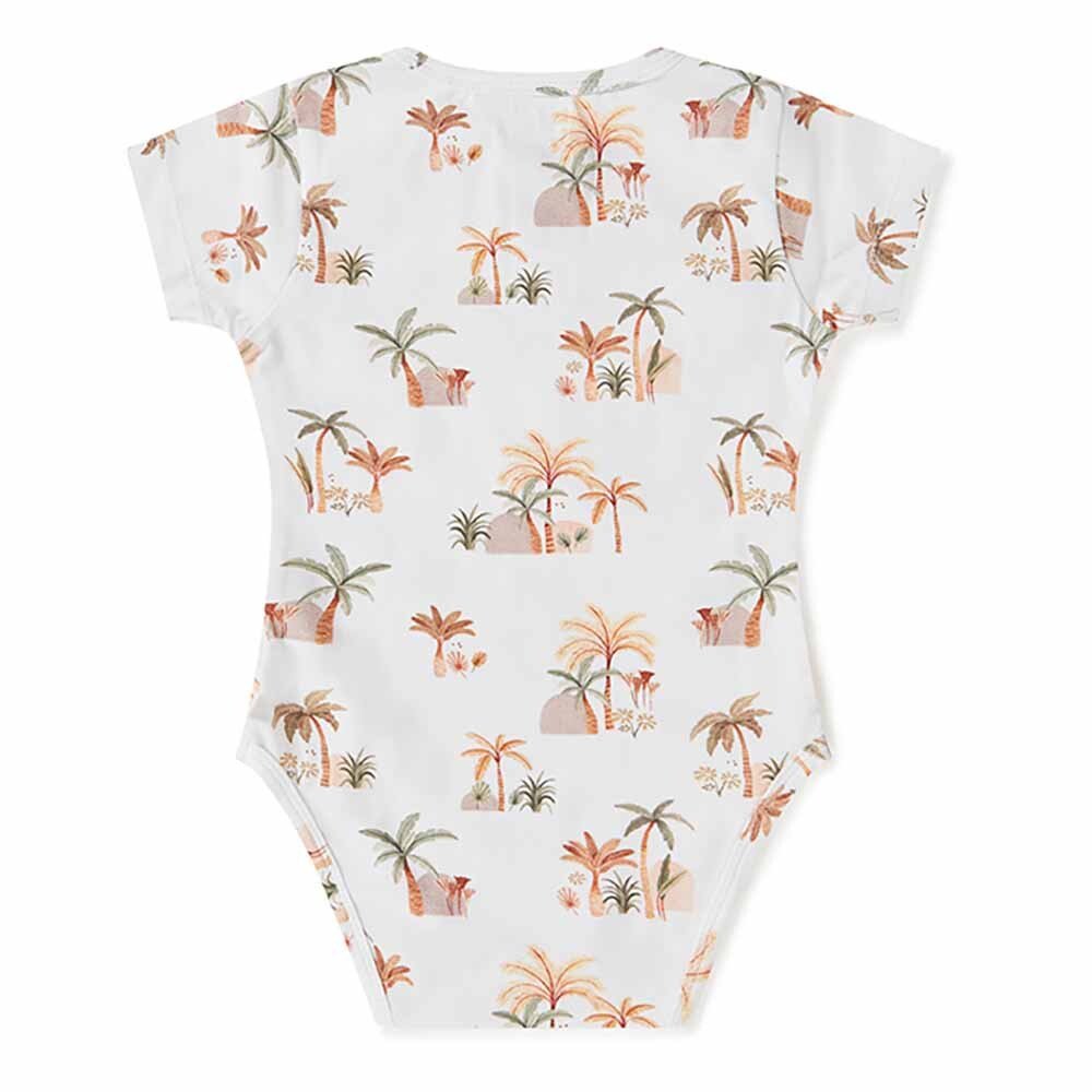 Palm Springs Short Sleeve Organic Bodysuit - View 3