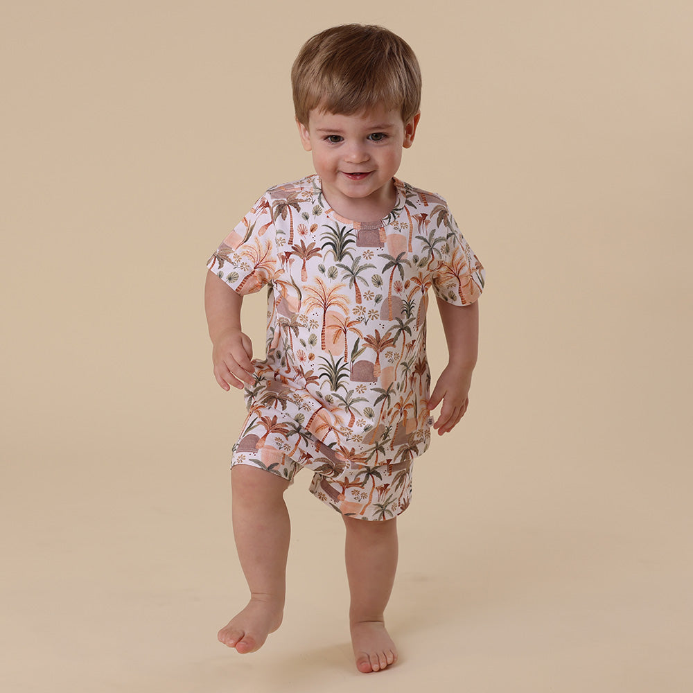 Black Friday Exclusive - Palm Springs Organic Kids PJ Set - View 2