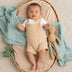 Pebble Organic Joey Overall Shorts | Snuggle Hunny