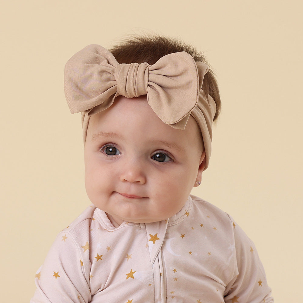 Pebble Organic Oversized Bow - View 9