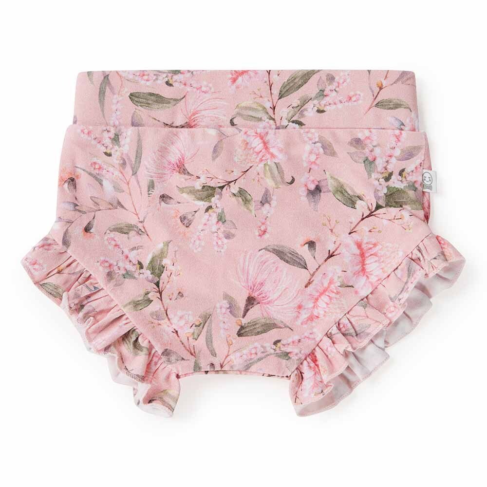 High Waist Bloomers - Pink Wattle Newborn to Size 1 | Snuggle Hunny