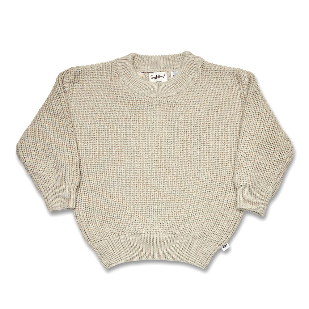 Pistachio Oversized Cotton Knit Jumper - View 2