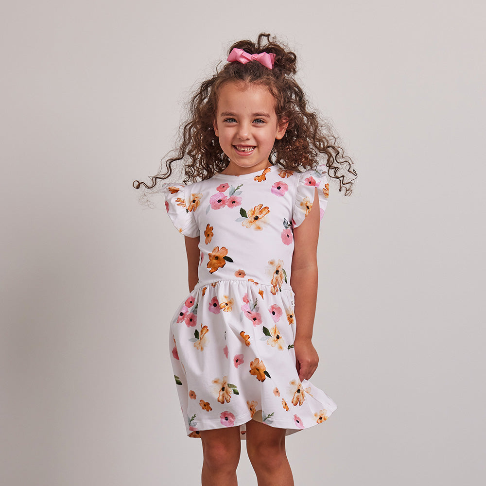 Poppy Short Sleeve Organic Dress - View 4