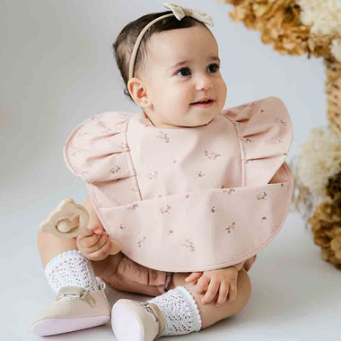 Posy Frill Snuggle Bib-Snuggle Hunny