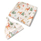 Prancer & Friends Organic Jersey Wrap & Beanie Set - Thumbnail 2