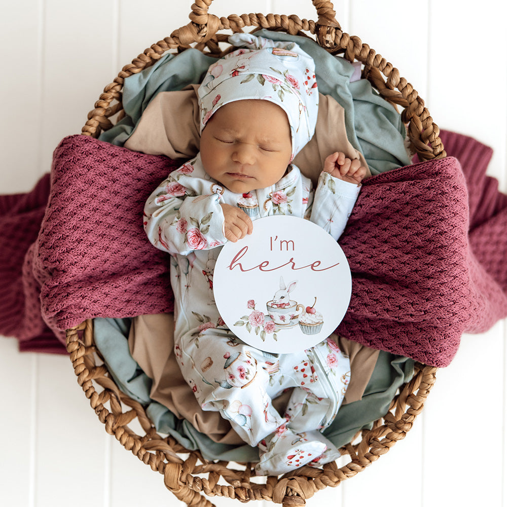 Tea Party & Sage Reversible Milestone Cards - View 6