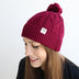 Raspberry Organic Adult Knit Beanie | Snuggle Hunny