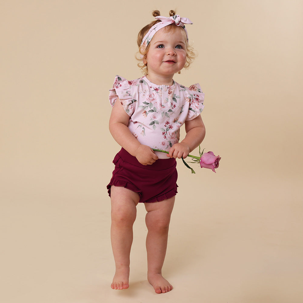 Raspberry Organic Bloomers - View 10