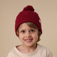 Raspberry Organic Baby Knit Beanie - Thumbnail 4