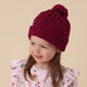 Raspberry Organic Baby Knit Beanie - Thumbnail 1