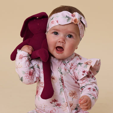 Organic Snuggle Bunny - Raspberry | Snuggle Hunny