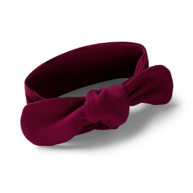 Raspberry Ribbed Organic Topknot | Snuggle Hunny