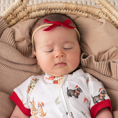 Red Velvet Bow | Snuggle Hunny